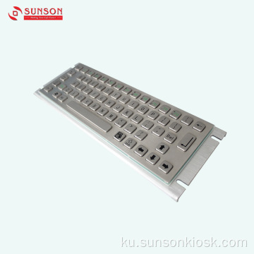 Ji bo Kioska Agahdariyê IP65 Keyboard Metalic